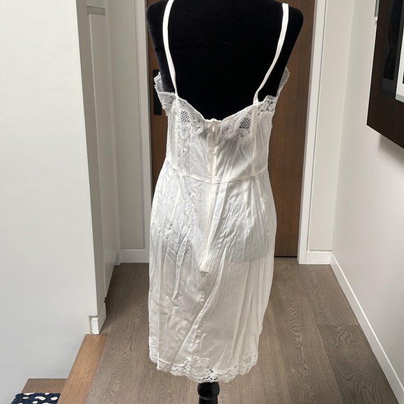 Dolce & Gabbana crochet 3/4 sleeve dress with silk stretch camisole slip - Picture 4 of 5